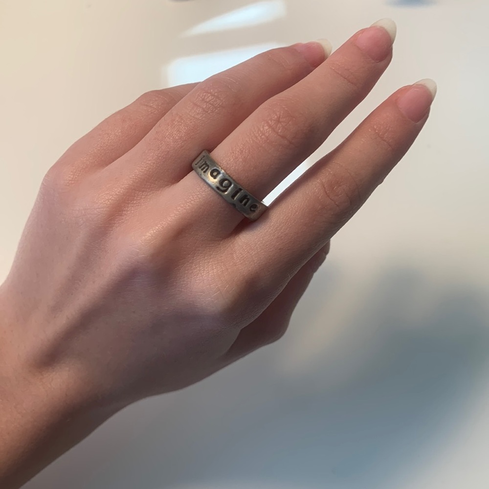 Silver imagine ring